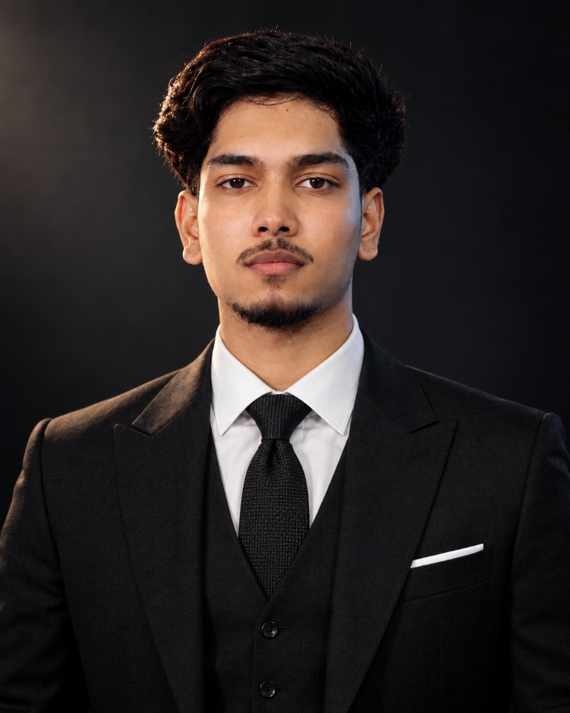 MD Ahmed Official Studio Portrait